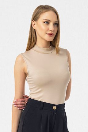 بلوز بژ زنانه ساده VODENS - کد 832842339