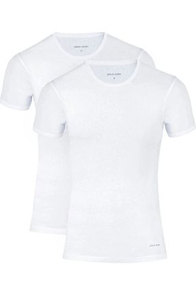 تیشرت سفید مردانه رگولار Pierre Cardin - کد 903828437