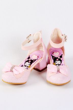 کفش مجلسی صورتی بچه گانه پارچه ای NS Little - کد 923851236