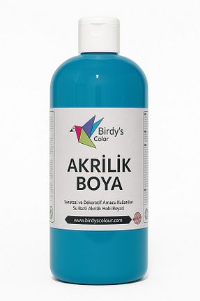 رنگ اکریلیک فیروزه ای Birdys Color - کد 887634085