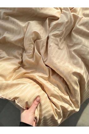 روتختی تک نفره بژ پنبه - ساتن BESTİNA GOLD - کد 781784255