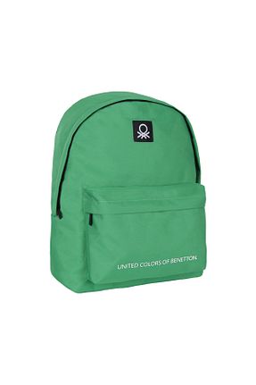 کیف مدرسه سبز زنانه پارچه ای United Colors of Benetton - کد 98666299