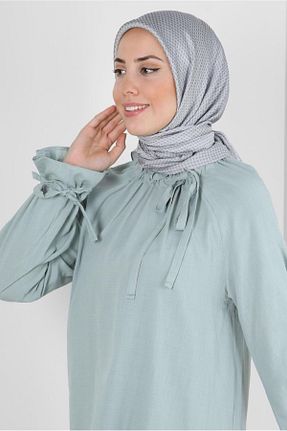 روسری طوسی پلی استر Alvina - کد 802134057