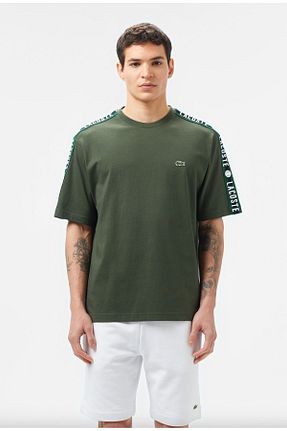 تیشرت خاکی مردانه رگولار Lacoste - کد 923873445