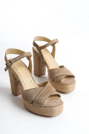 صندل رنگی زنانه پاشنه پلتفرم Elile Shoes - کد 923889059