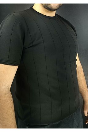 تیشرت مشکی مردانه رگولار BAYMAN - کد 923888680