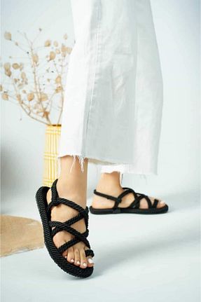 دمپائی مشکی زنانه پارچه ای muhhu moda - کد 923888931
