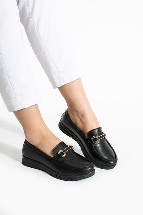 کفش کلاسیک مشکی زنانه چرم مصنوعی KAOF SHOES - کد 922982721