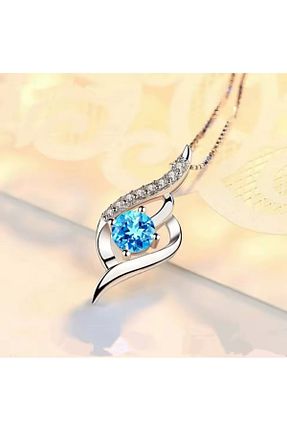 گردنبند نقره آبی زنانه 925 عیار AstoriaSilver - کد 905528418
