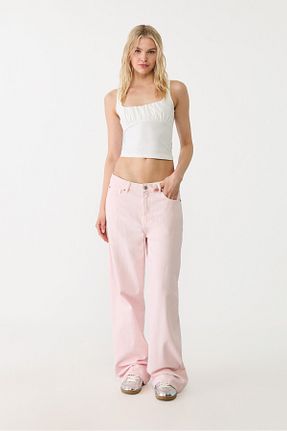 بلوز سفید زنانه ساده Stradivarius - کد 923891065