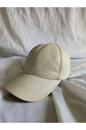 کلاه زنانه چرم خالص HeviStor - کد 923893247