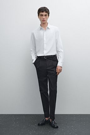 شلوار آبی مردانه پنبه ای Massimo Dutti - کد 894085589