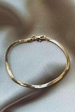 دستبند استیل (فولاد) زرد زنانه استیل ضد زنگ Famexbutik - کد 923906562
