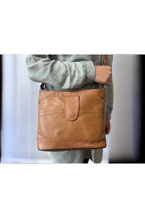 کیف دوشی قهوه ای زنانه چرم خالص Sir Cliffson - کد 828397285