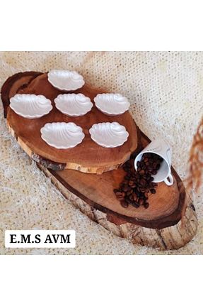 کاسه و بشقاب دکوراتیو سفید Beton E.M.S AVM - کد 244816214