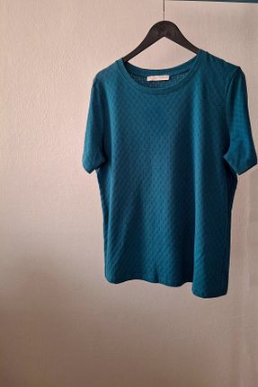 بلوز سایز بزرگ سبز زنانه گشاد BUTİK MUSON - کد 923950309