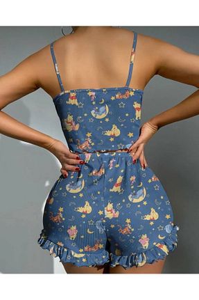 ست لباس راحتی زرشکی زنانه پلنگی MEYLİYA - کد 785941932