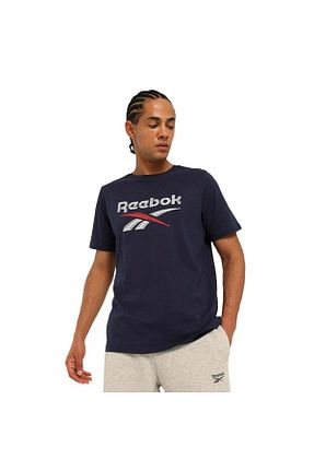 تیشرت آبی مردانه یقه کلاسیک Reebok - کد 923975736