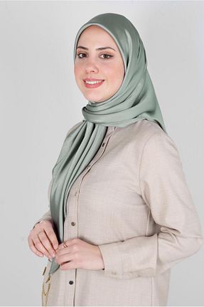روسری سبز پلی استر Alvina - کد 801205897