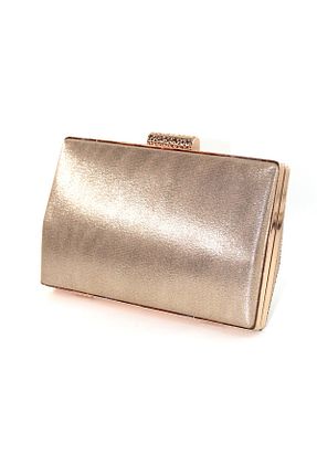 کیف مجلسی زرد زنانه پارچه ای KEEBA - کد 923986192