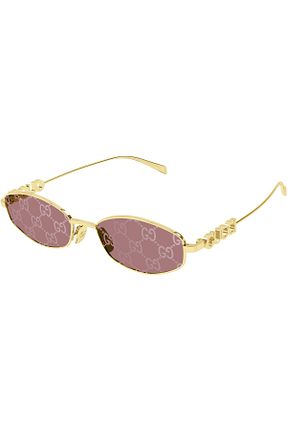 عینک آفتابی زرد زنانه 55 Gucci - کد 923673509