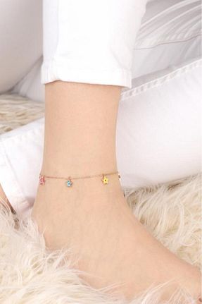 خلخال نقره زرد زنانه Mistik Silver - کد 96991855