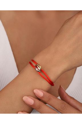 دستبند نقره قرمز زنانه 925 عیار Mistik Silver - کد 305226145