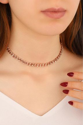گردنبند نقره صورتی زنانه 925 عیار Mistik Silver - کد 109142911