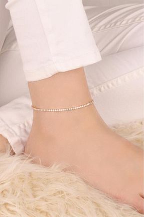 خلخال نقره صورتی زنانه Mistik Silver - کد 97010222