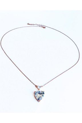 گردنبند نقره صورتی زنانه 925 عیار Mistik Silver - کد 305226825