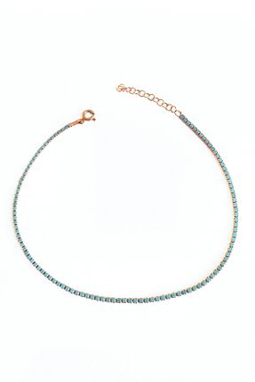 خلخال نقره آبی زنانه Mistik Silver - کد 178857663