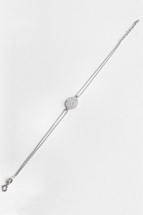 دستبند نقره طلائی زنانه 925 عیار Mistik Silver - کد 78168631