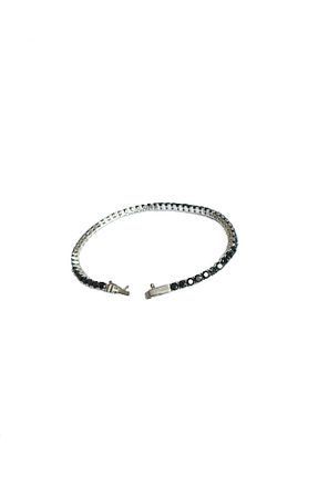 دستبند نقره مشکی زنانه 925 عیار Mistik Silver - کد 462337649