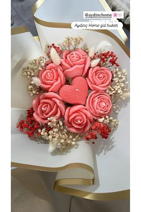 شمع صورتی 1 پارچه Aydinçhome - کد 924036135