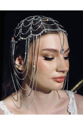 سایر اکسسوری مو سفید زنانه سنگ کریستال BEYOĞLU NİŞANTAŞI - کد 924040497