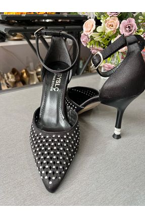 کفش مجلسی مشکی زنانه پارچه ای BYSLÇ SHOES - کد 924048895