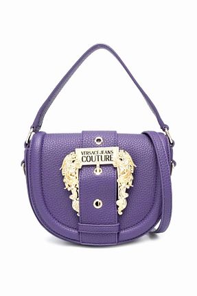 کیف دوشی بنفش زنانه چرم مصنوعی VERSACE JEANS COUTURE - کد 807715320