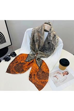 شال نارنجی زنانه Alaçatı - کد 924064513