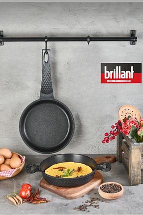 ماهیتابه مشکی زیره نچسب Brillant - کد 901389748