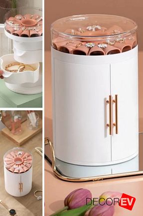 نظم دهنده جواهرات و آرایش سفید 1 پارچه Decorev - کد 801740335