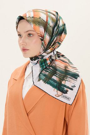 روسری سبز پلی استر Setrms - کد 925736558