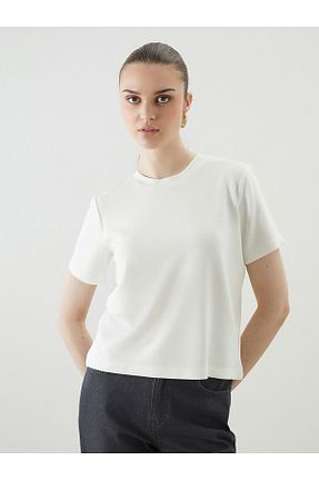تیشرت نباتی زنانه رگولار LC Waikiki - کد 924078177