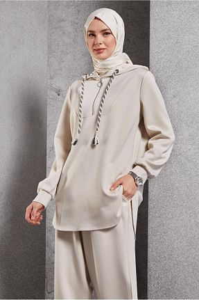 ست گرمکن حجاب بژ زنانه رگولار Alvina - کد 885639362