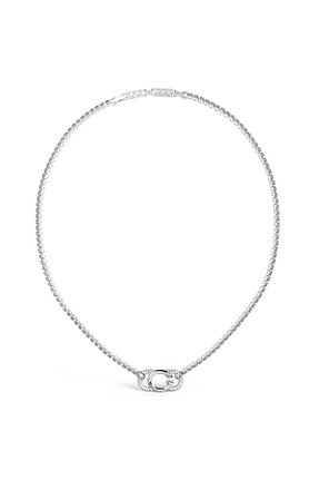 گردنبند جواهر طوسی زنانه فلزی Guess - کد 868593449