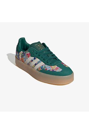 کفش پیاده روی سبز زنانه پارچه ای adidas - کد 906530239