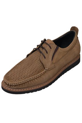 کفش کژوال بژ مردانه چرم خالص COSTO - کد 924575413