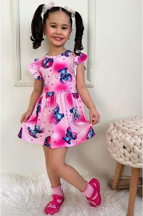 لباس صورتی بچه گانه بافتنی LİLLYPİCCA - کد 924573972
