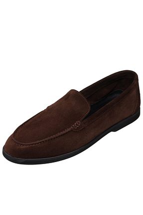 کفش کژوال قهوه ای مردانه چرم خالص COSTO - کد 924574550
