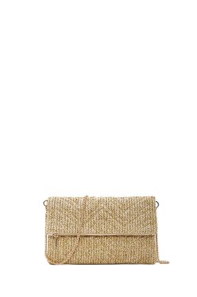 کیف پورتفوی و کلاچ بژ زنانه چرم مصنوعی Derimod - کد 902603914
