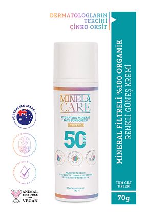 کرم ضد آفتاب صورت SPF 50 + Minelacare - کد 706143645